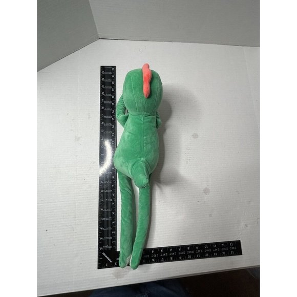 Pillowfort Plush Hanging Green Dinosaur W/Hook & Loop Hands Stuffed Animal - Picture 2 of 4